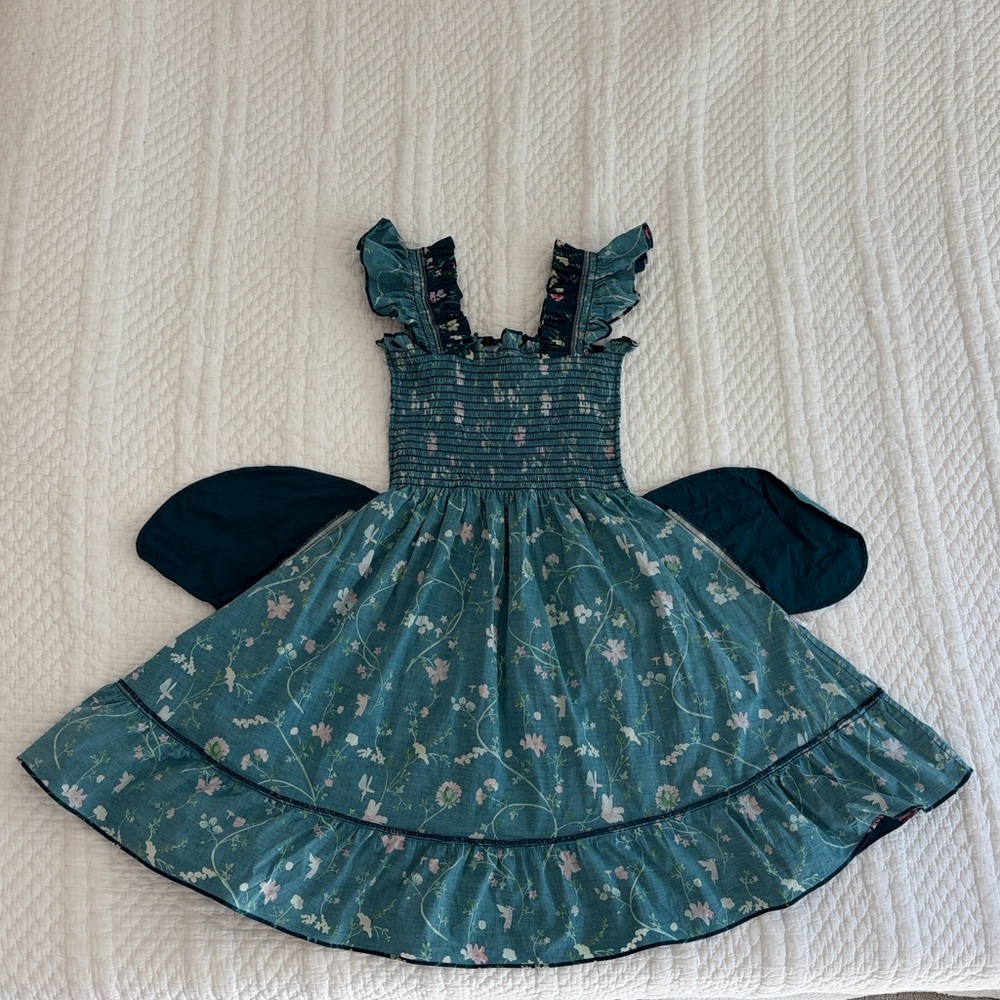 Hill House Elizabeth dress in Moody Floral, XXS - Picture 4 of 7